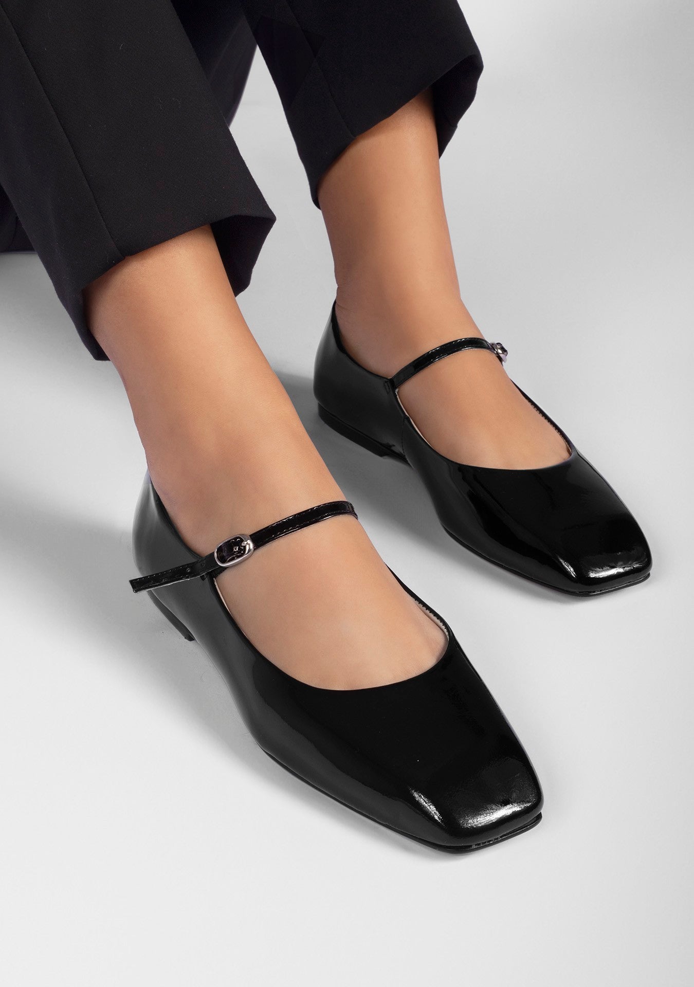 Sapatilha Mavie Shiny Black