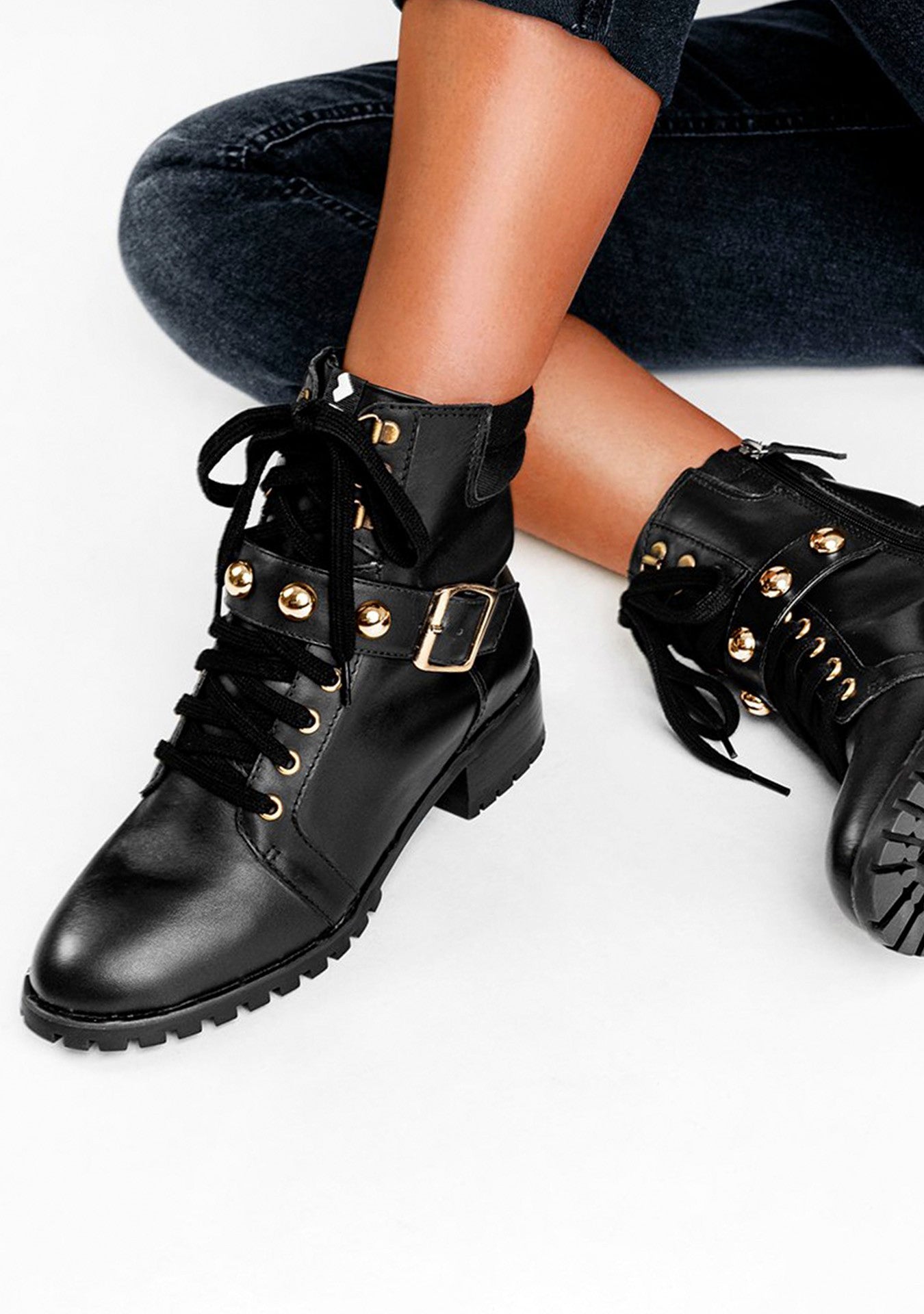 Coturno Moscou Black Gold