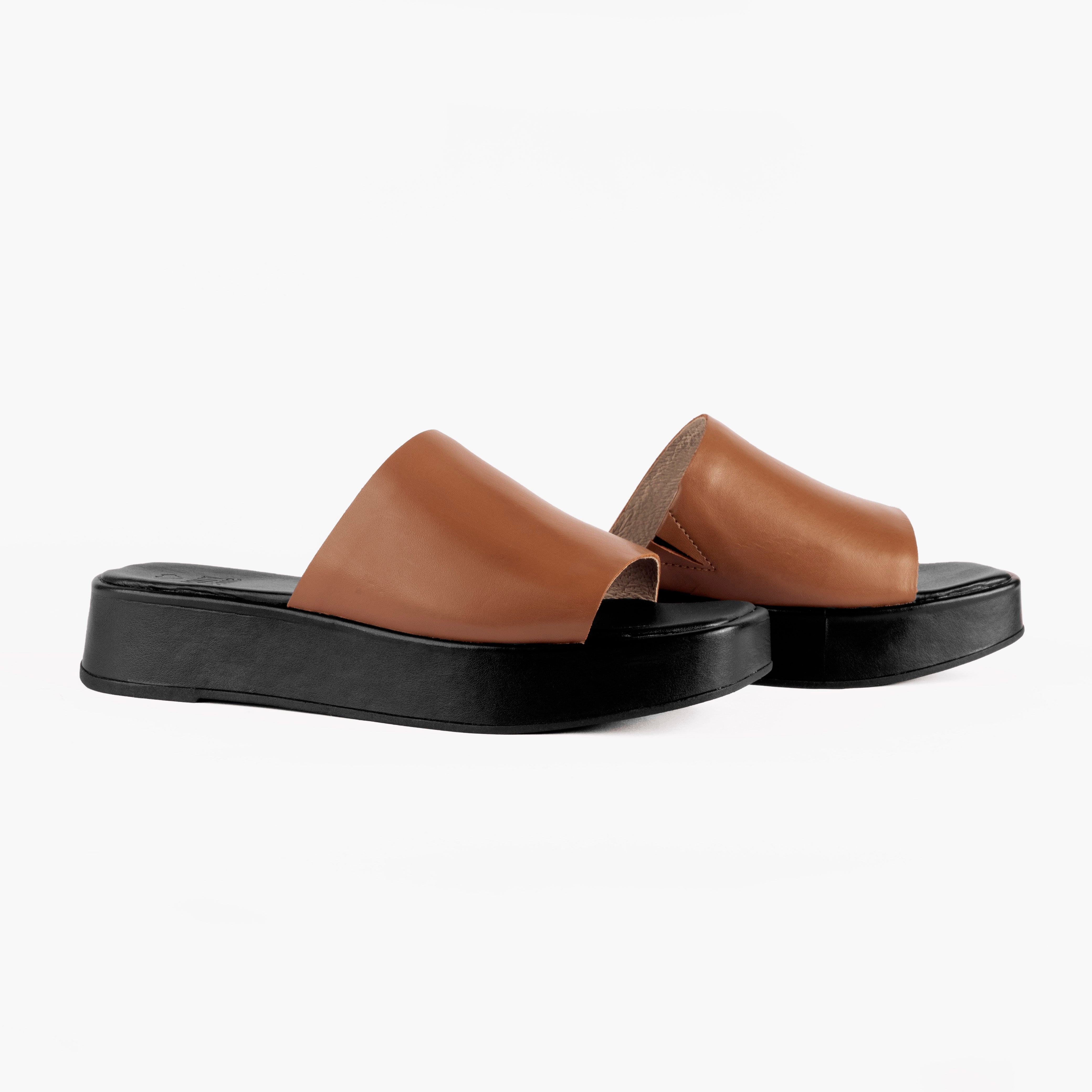 Flatform Amsterda Camelo