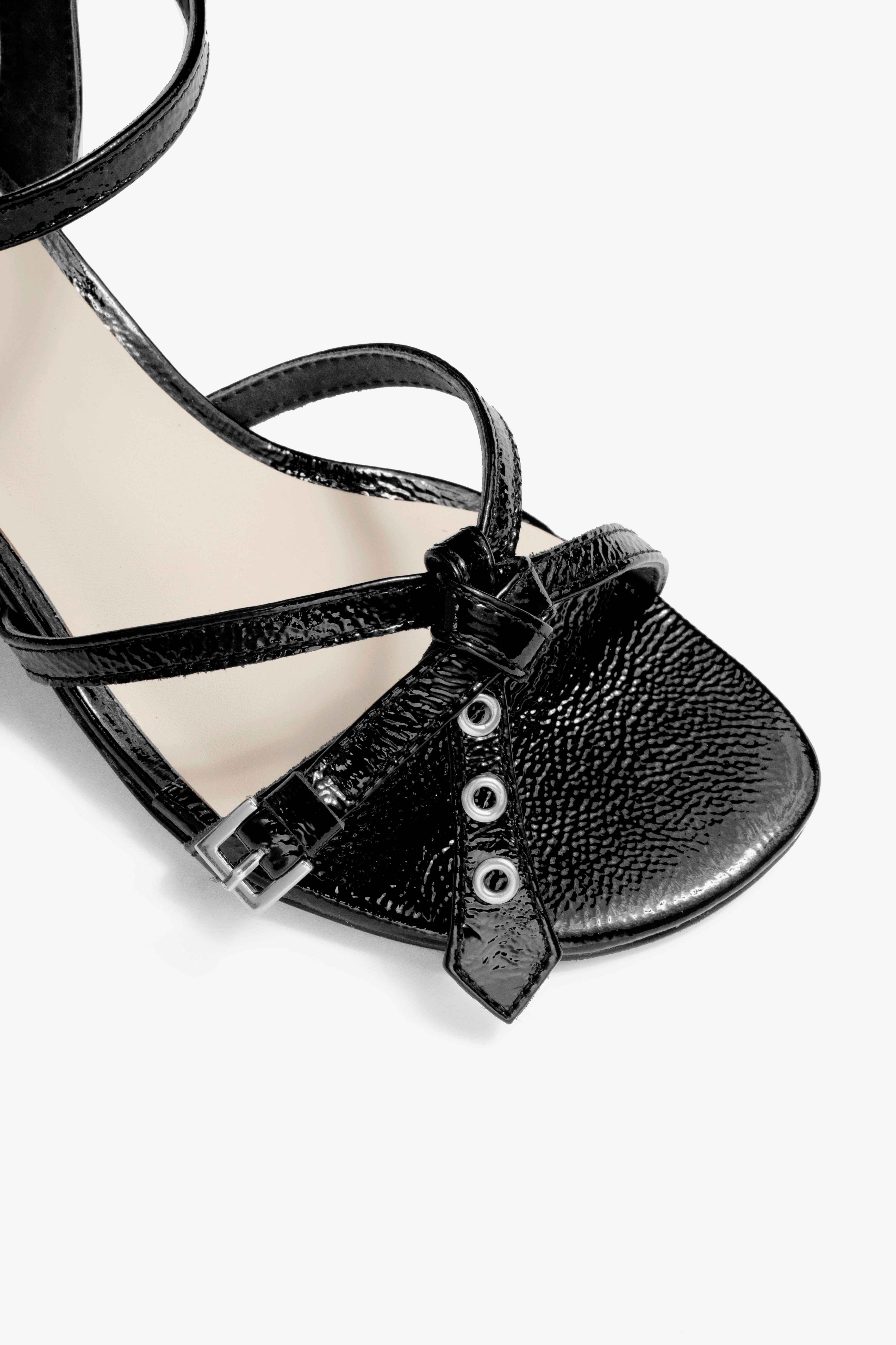 Sandalia Domitila Shiny Black
