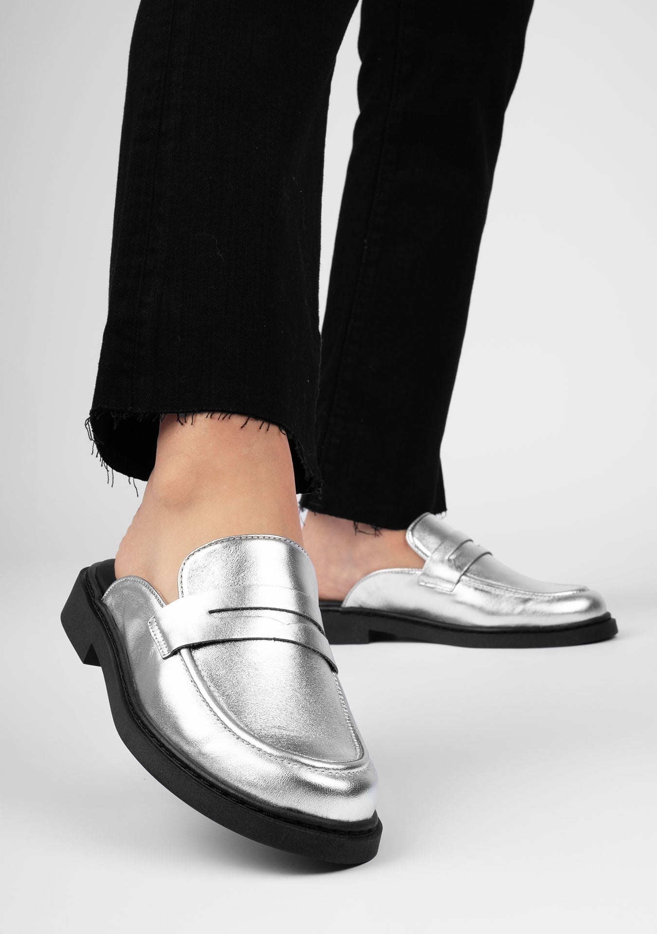 Mule Silvana Silver