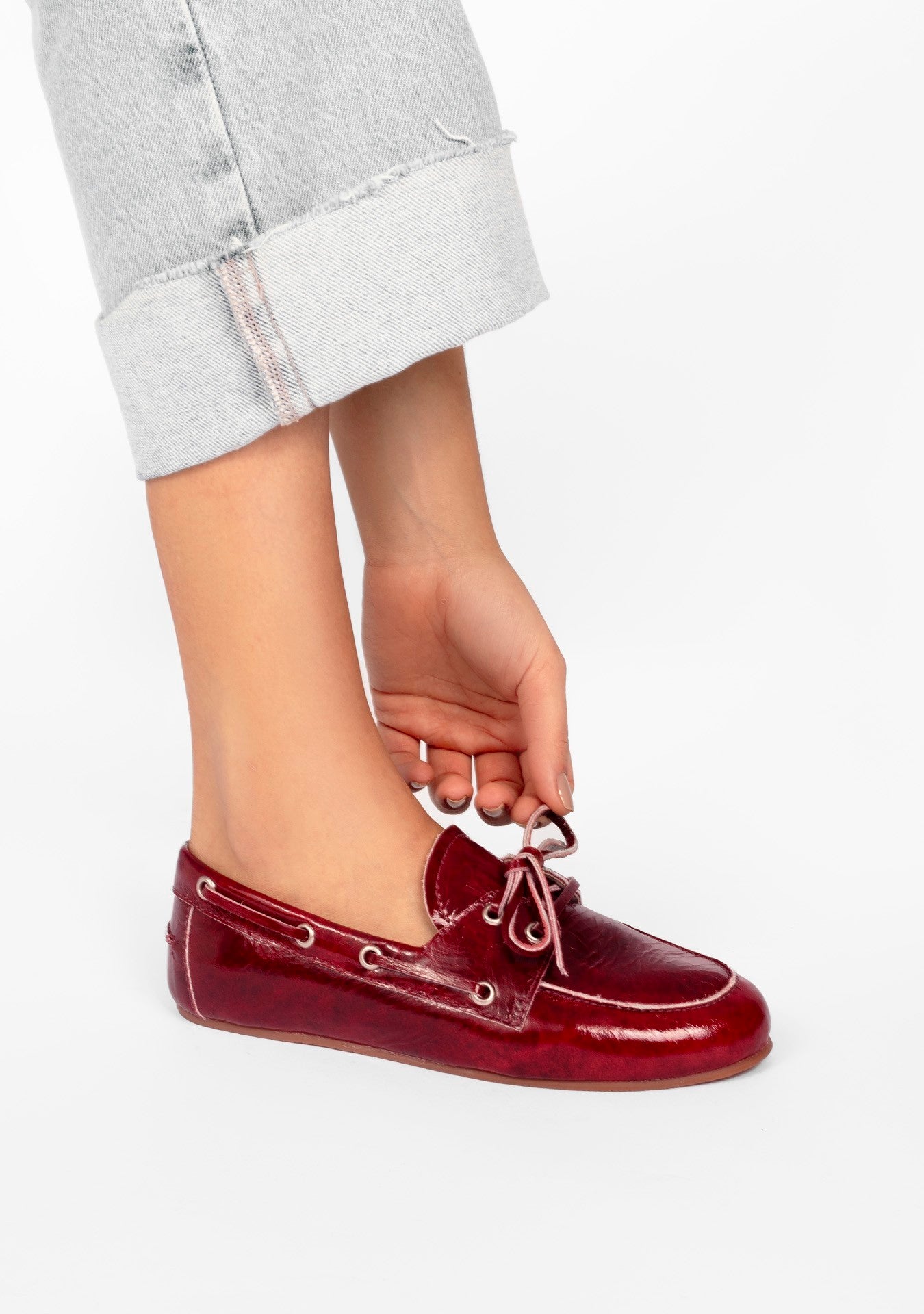 Mocassim Valência Estonado Red