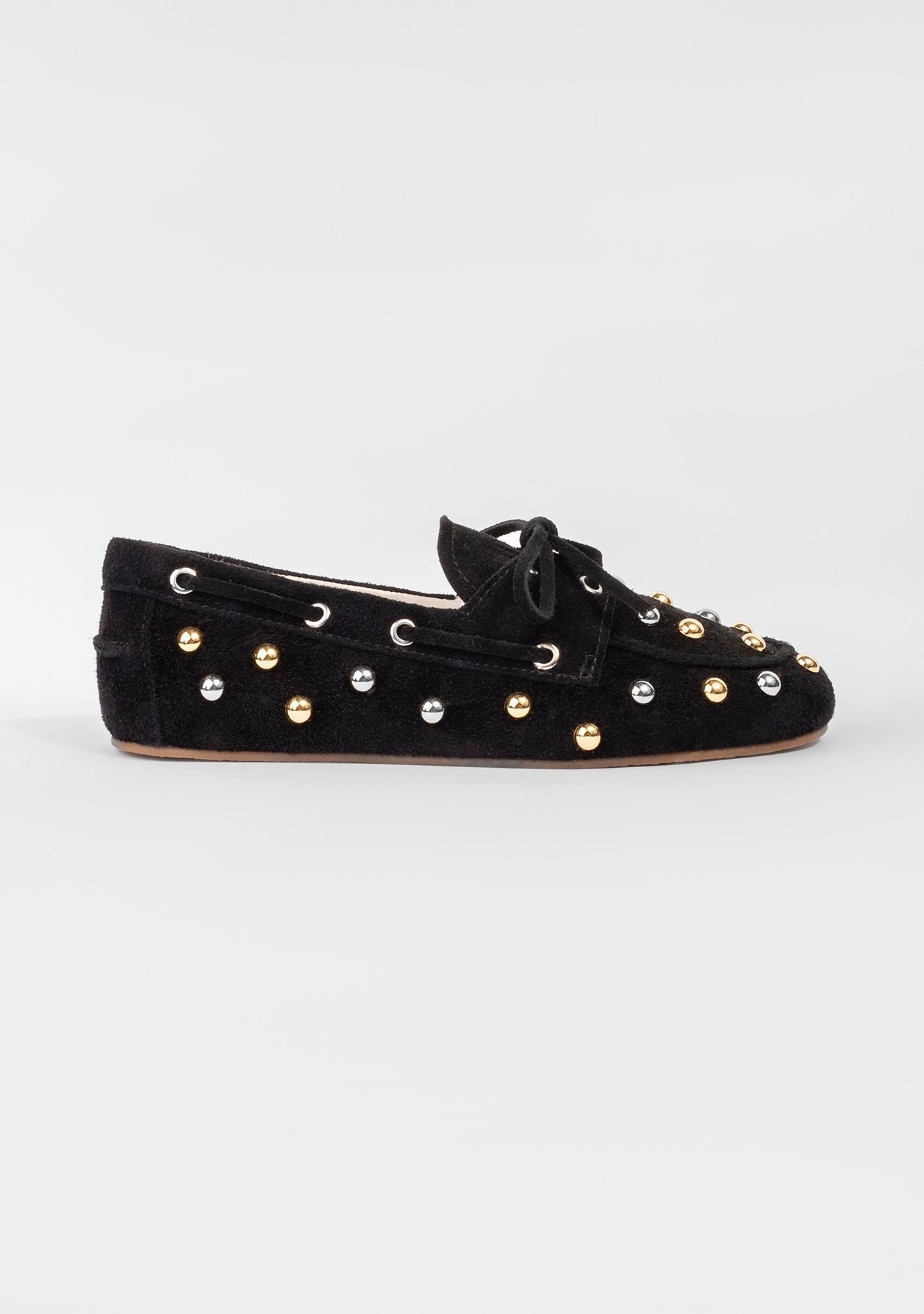 Mocassim Valência Rock Camurça Black