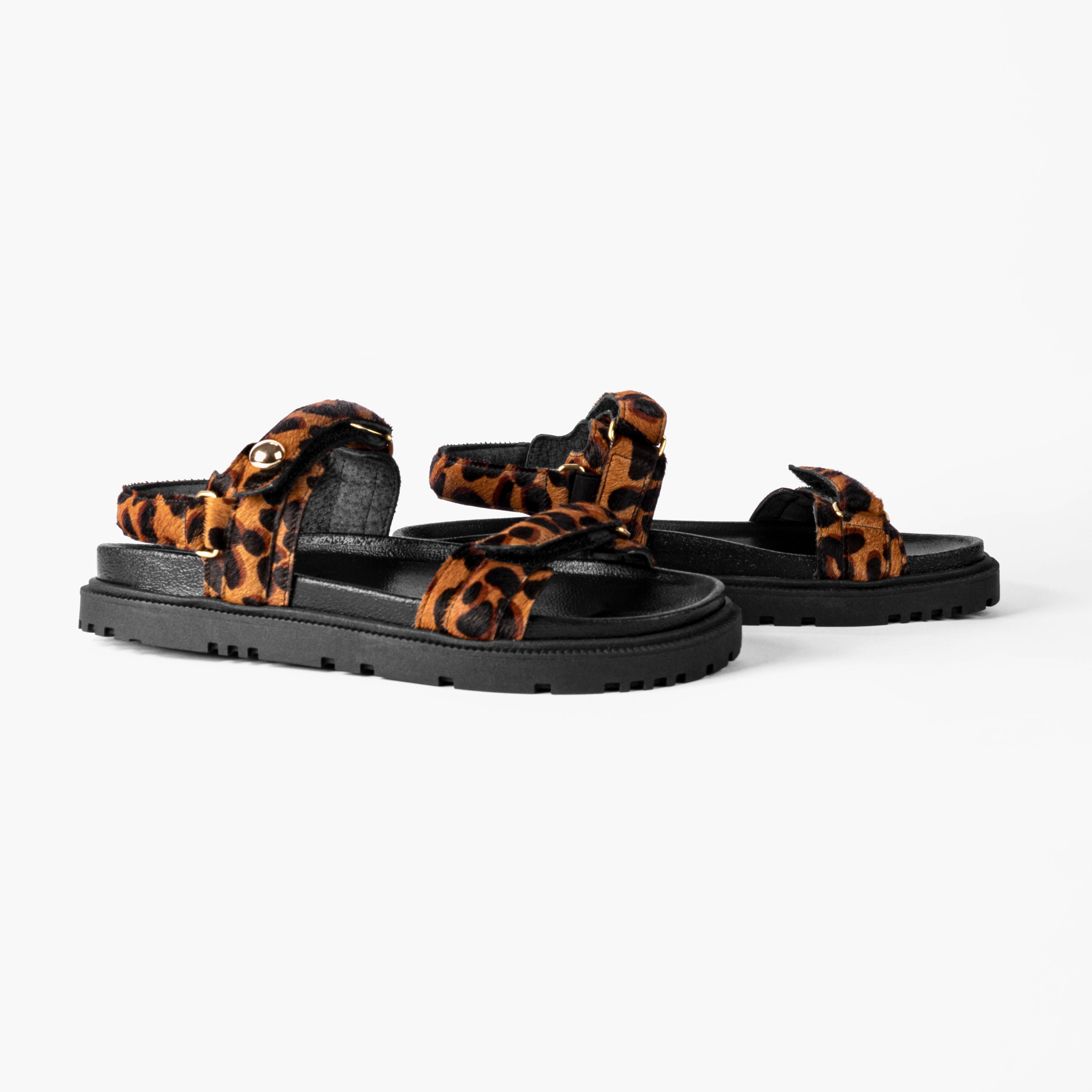 Flat Megan Animal Print