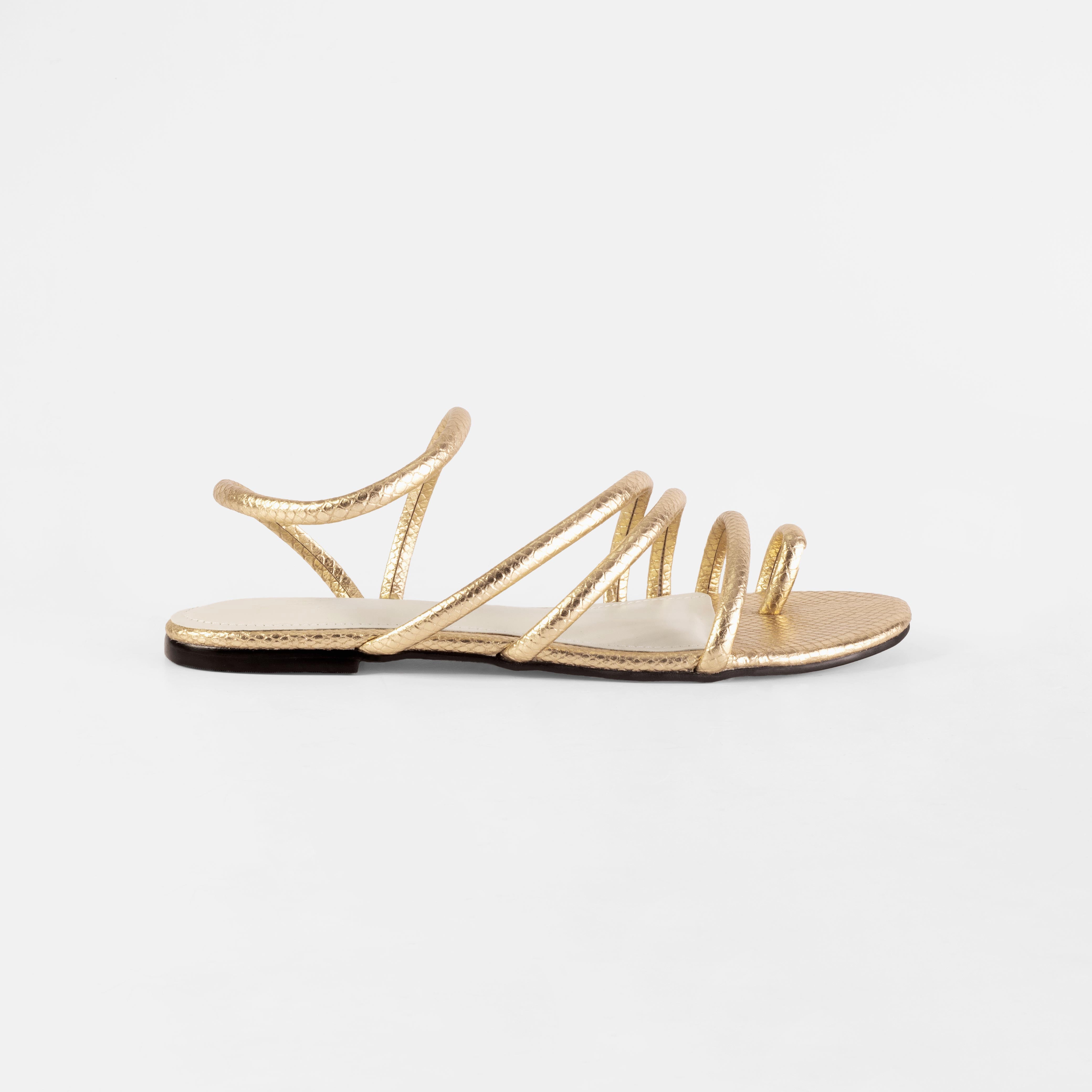Rasteira Alana Gold