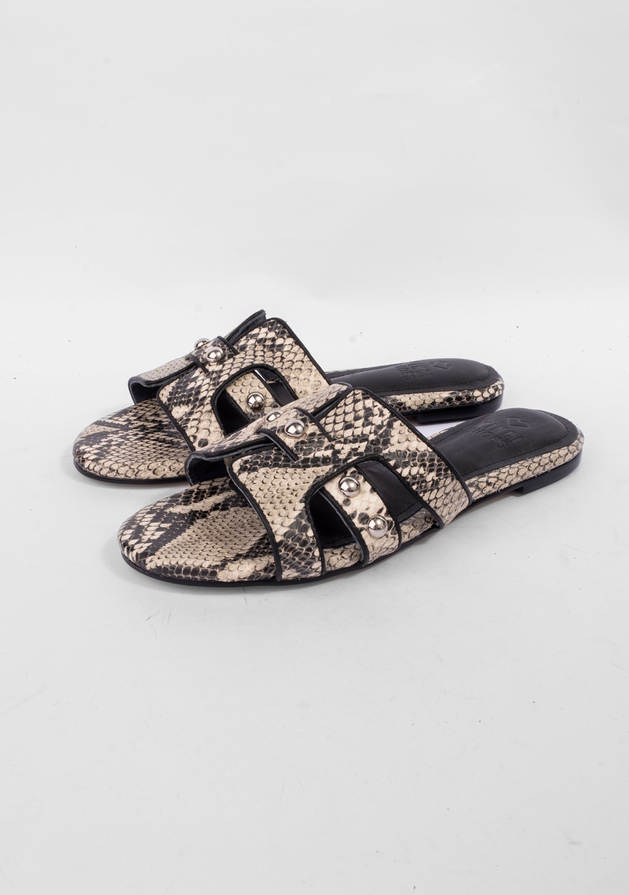 Rasteira Eloise Studded Snake