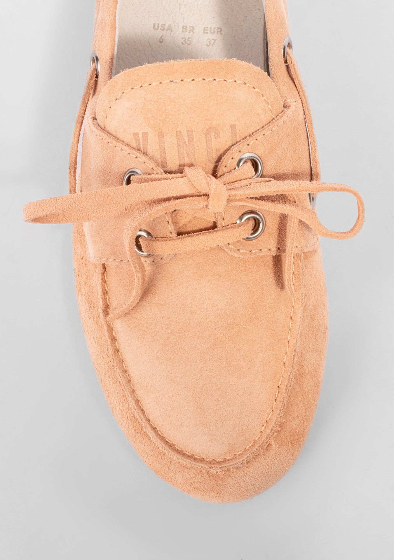 Mocassim Valência Camurça Peach