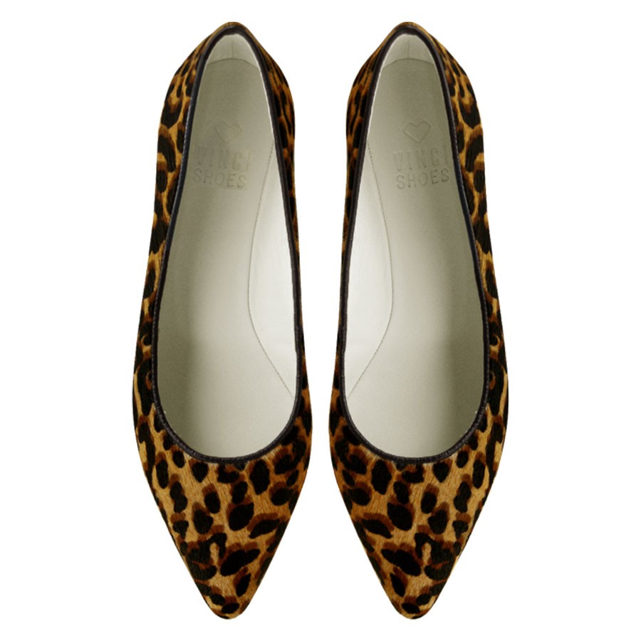 Sapatilha Bico Fino Animal Print