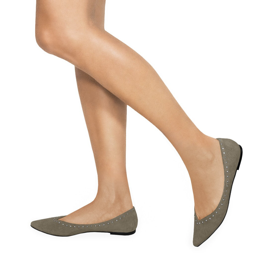 Sapatilha Candice Studded Taupe